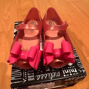 Mini Melissa Ultragirl Sweet III Mary Jane Pink Shoes Sz 7